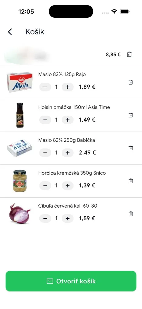 Jednoduchý nákup na pár klikov