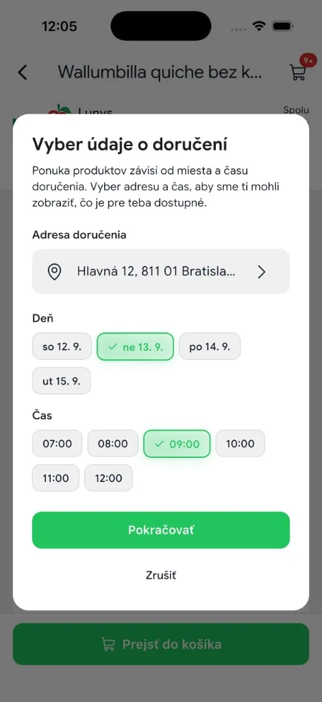 Objav ponuky v okolí